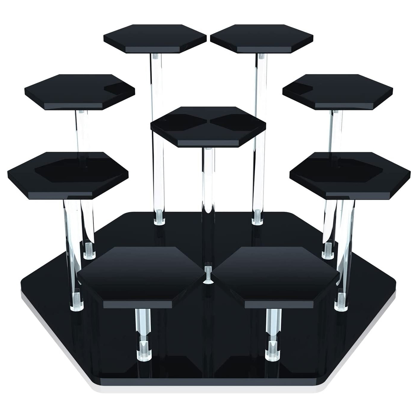 Pop Display Shelf - 8/9 Tier Acrylic Display Stand for