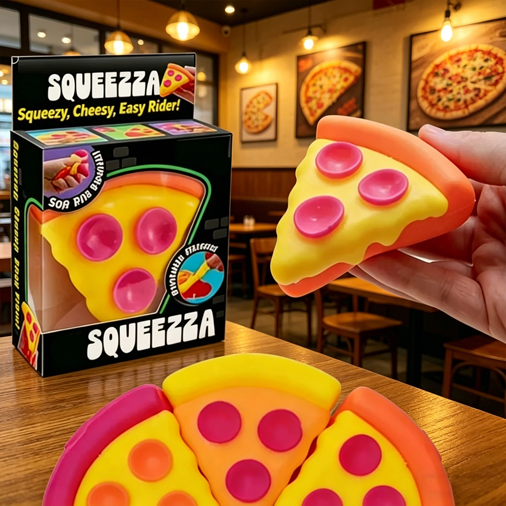 Fidget Cube Original - Schylling Needoh pizza Stress Relief Squishy