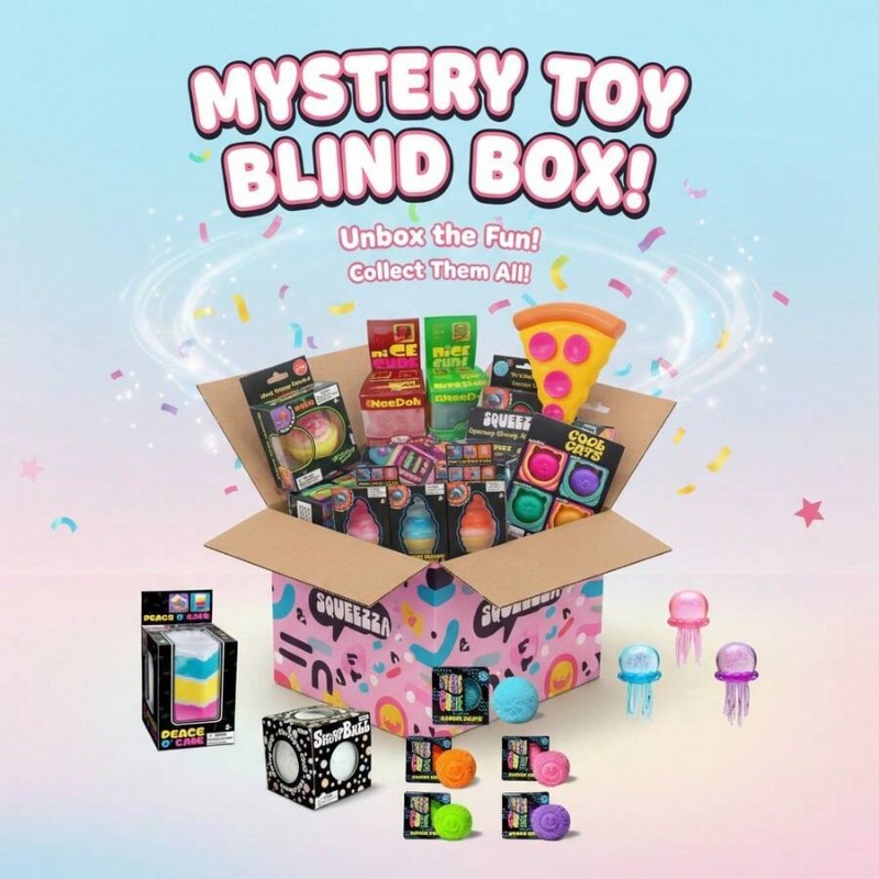 Mystery Box Blind Bag - Cute Food & Ocean Squishy Blind