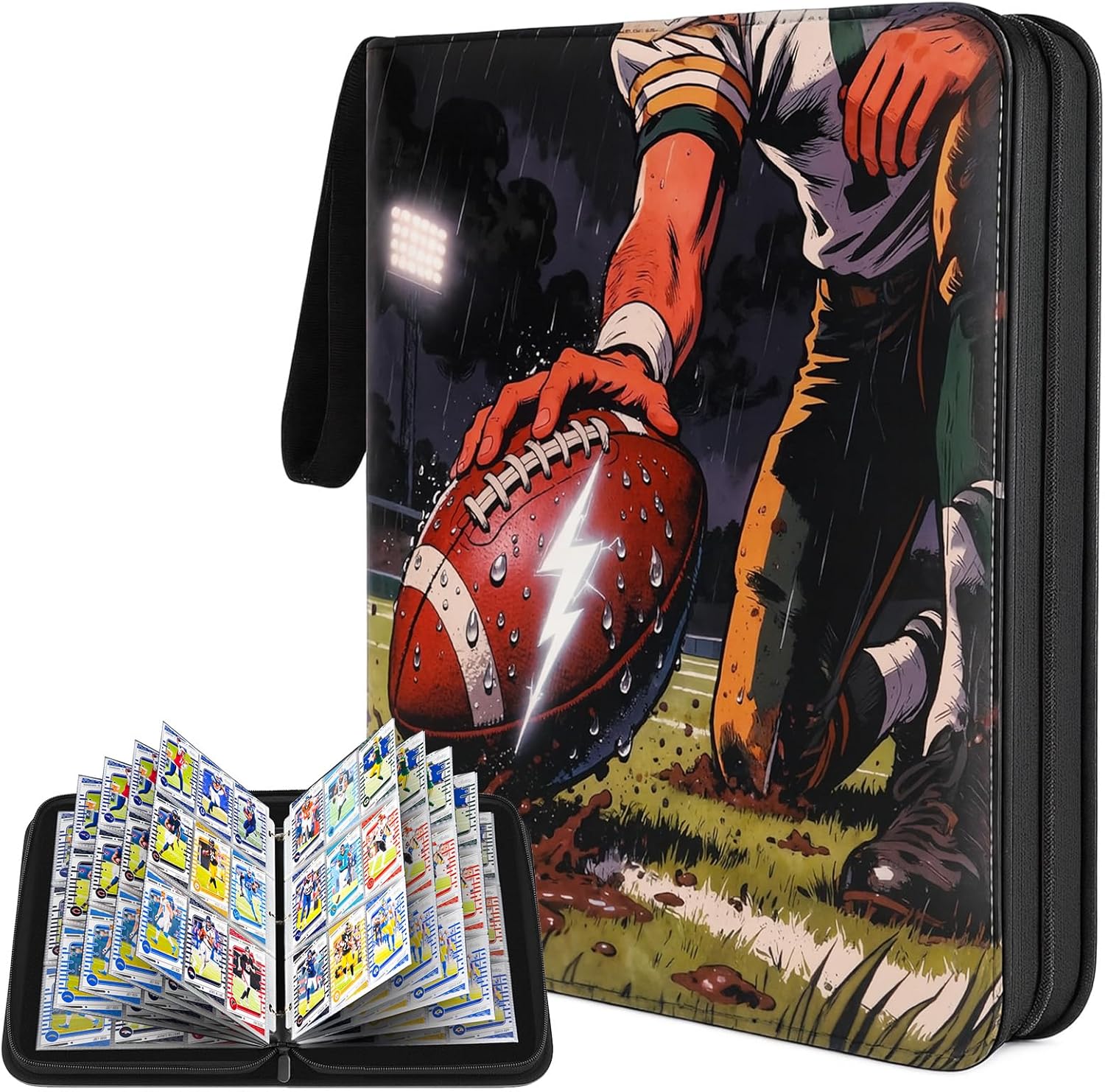 Trading Card Binder - Football Card Binder 9-Pocket 50 Pages