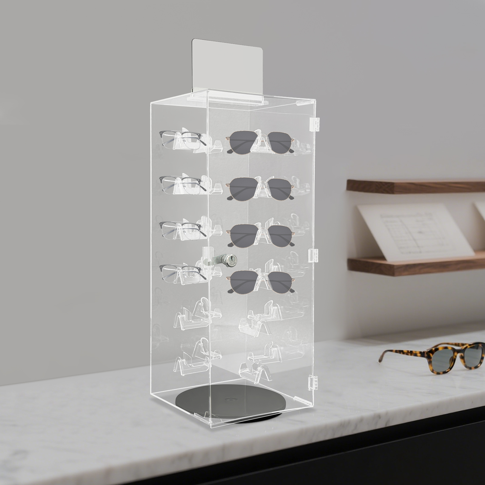 Lockable Sunglass Display Case - Display Case Acrylic recensie en prijs