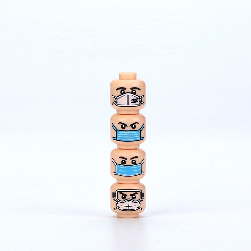 MOC City Face Heads Mini Actio - Lego Minifigure Holder recensie en prijs