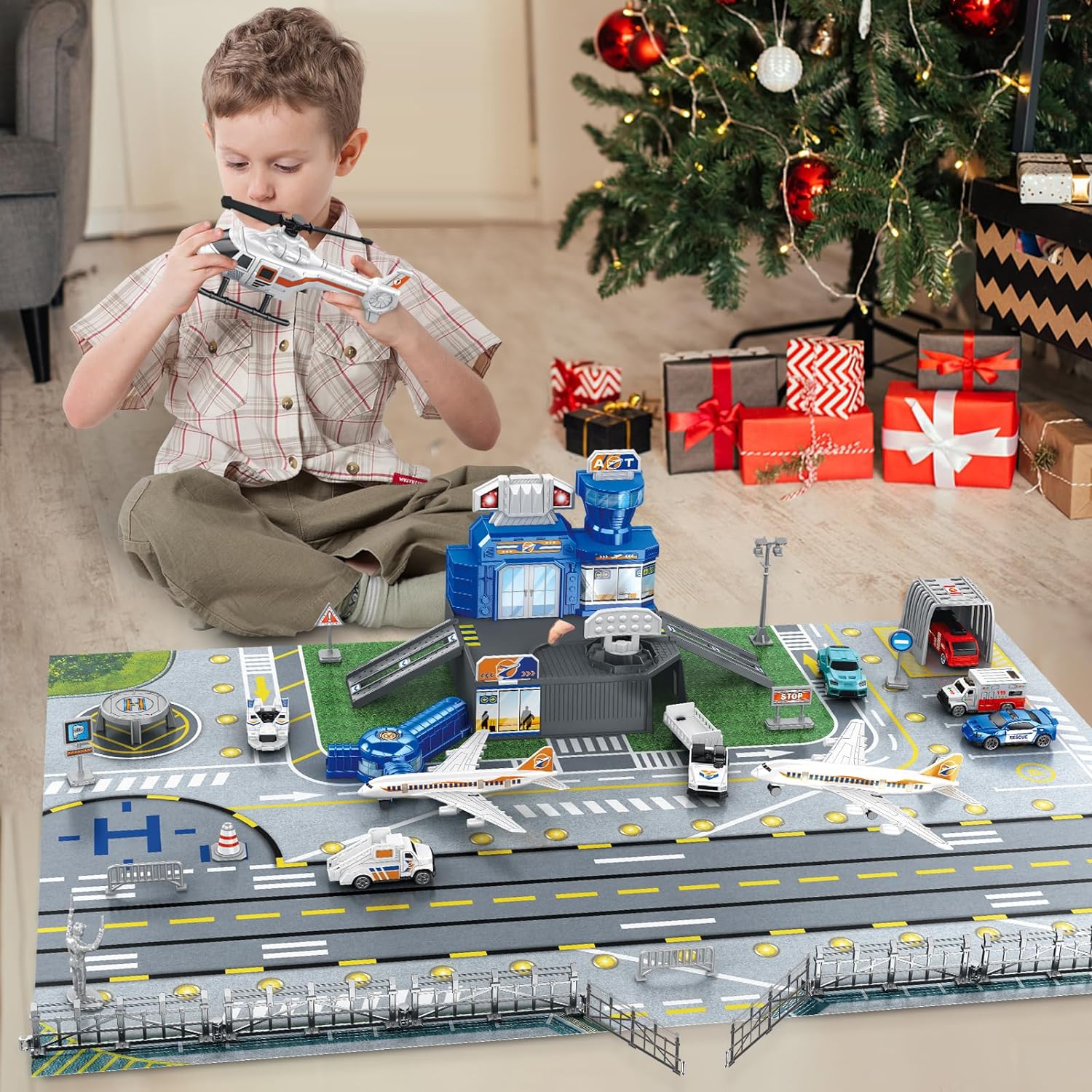 Children's Airport Scene Toy S - Model Airplane Plastic recensie en prijs