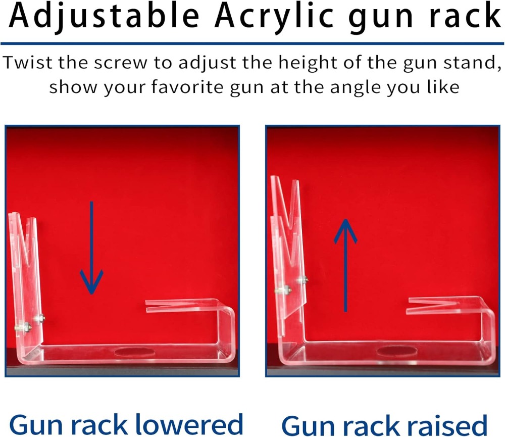 Lockable Wall Mount Gun Displa - Display Case Acrylic recensie en prijs