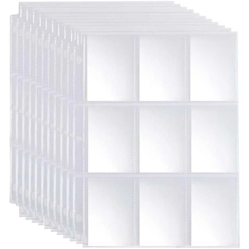 50pcs 9 Pocket Trading Gaming  - Card Penny Sleeve recensie en prijs