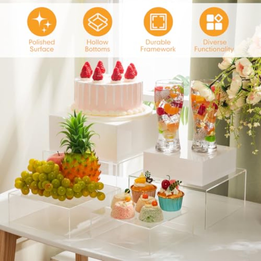Buffet Risers Set of 10 Acryli - Display Risers Set recensie en prijs