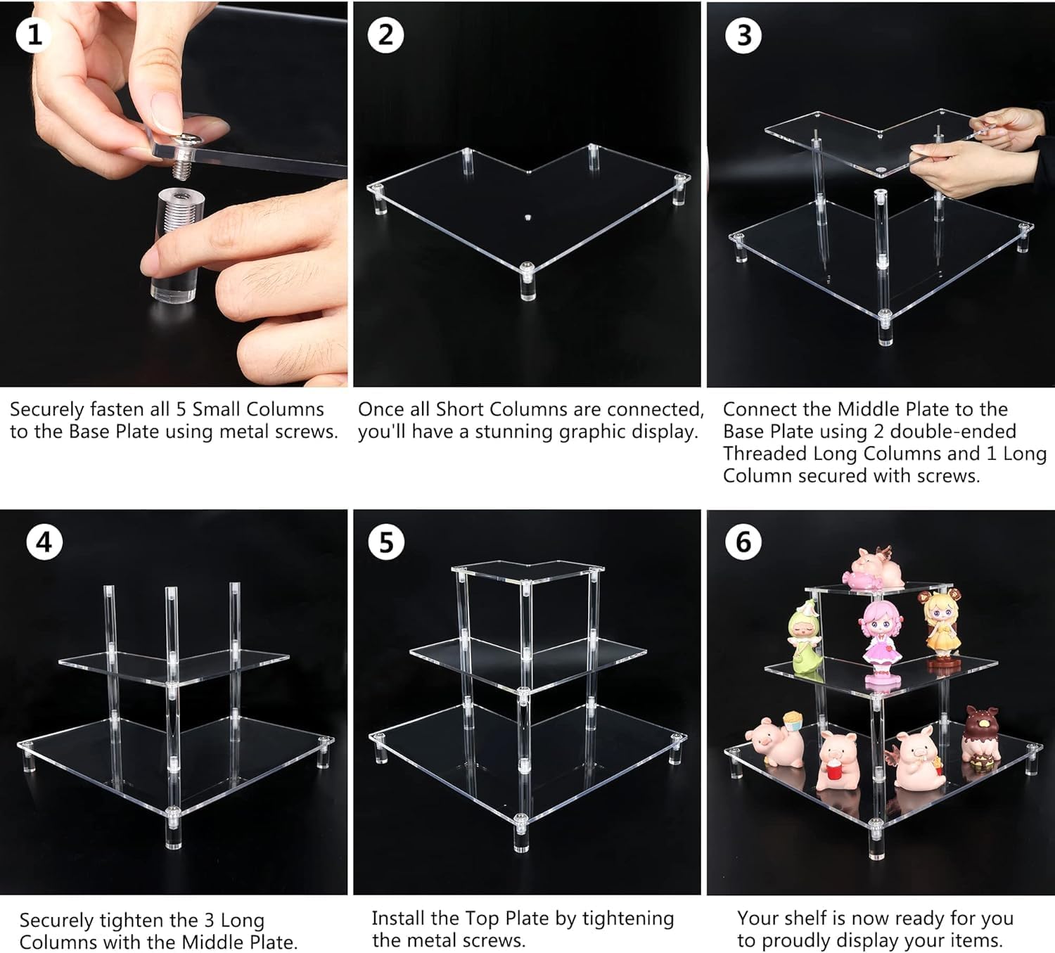 3 Tier Acrylic Display Riser,  - Pop Display Shelf recensie en prijs