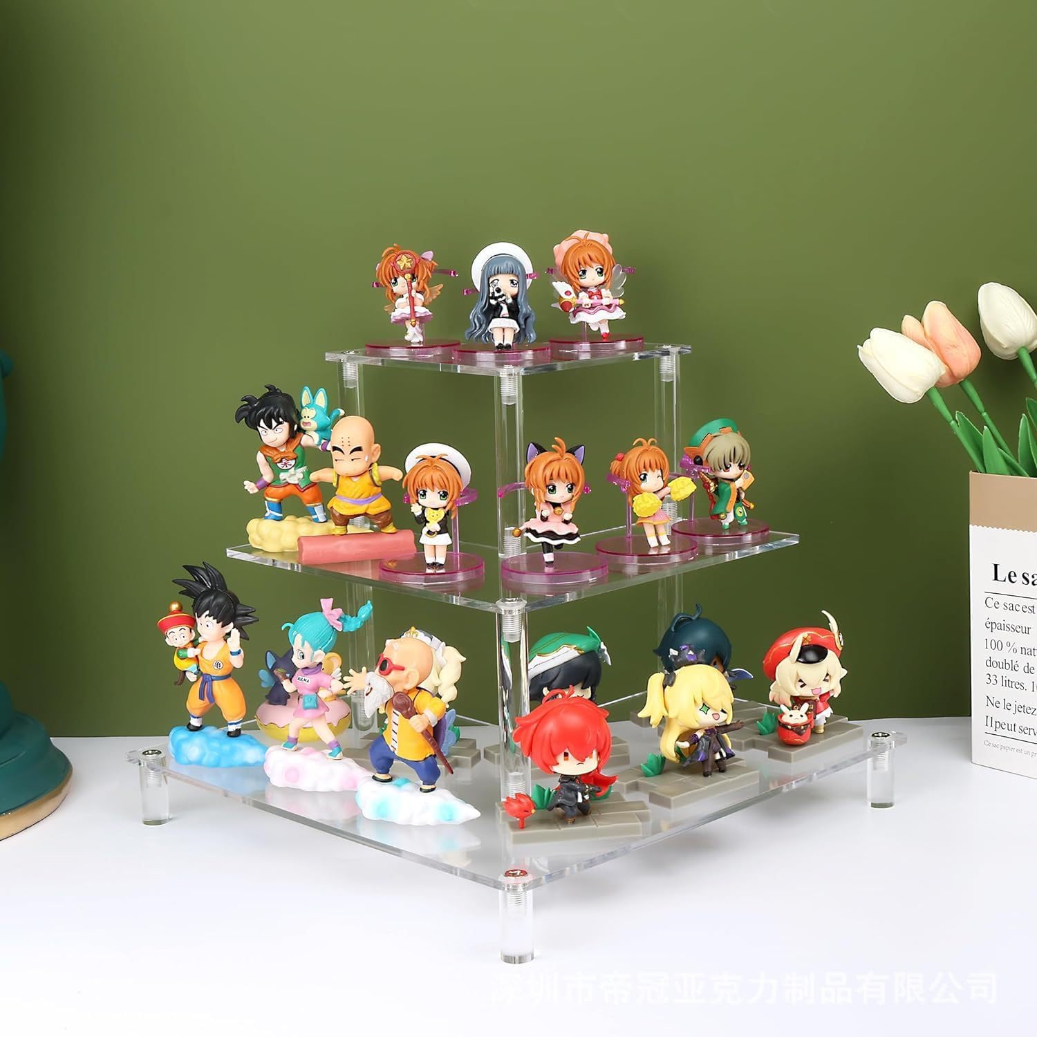 3 Tier Acrylic Display Riser,  - Pop Display Shelf recensie en prijs