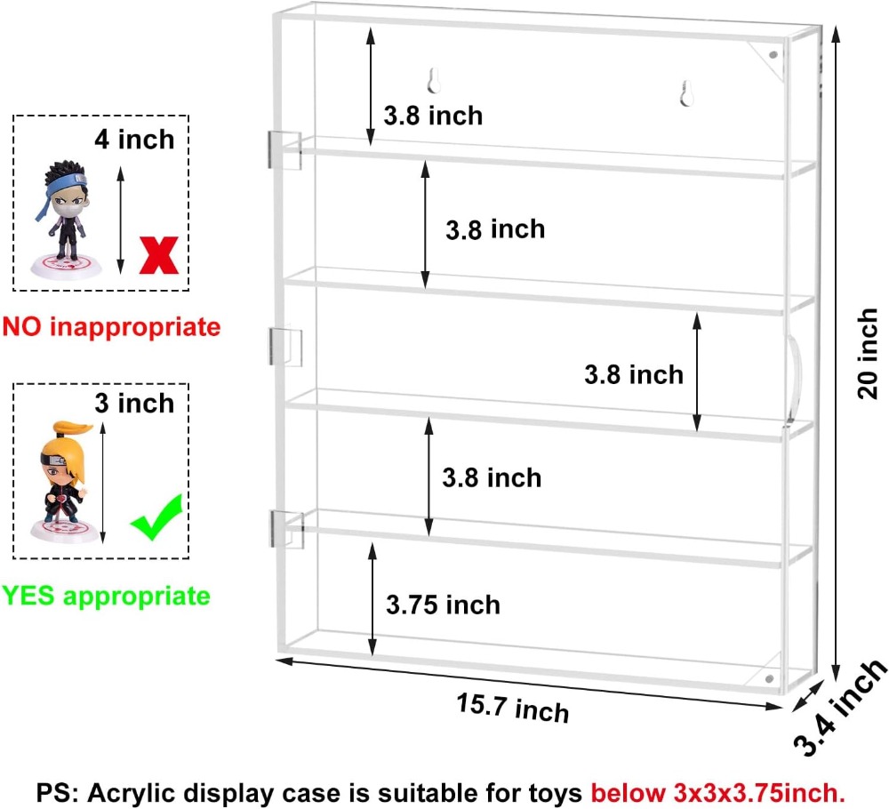 5-Tier Acrylic Display Case fo - Display Case Acrylic recensie en prijs