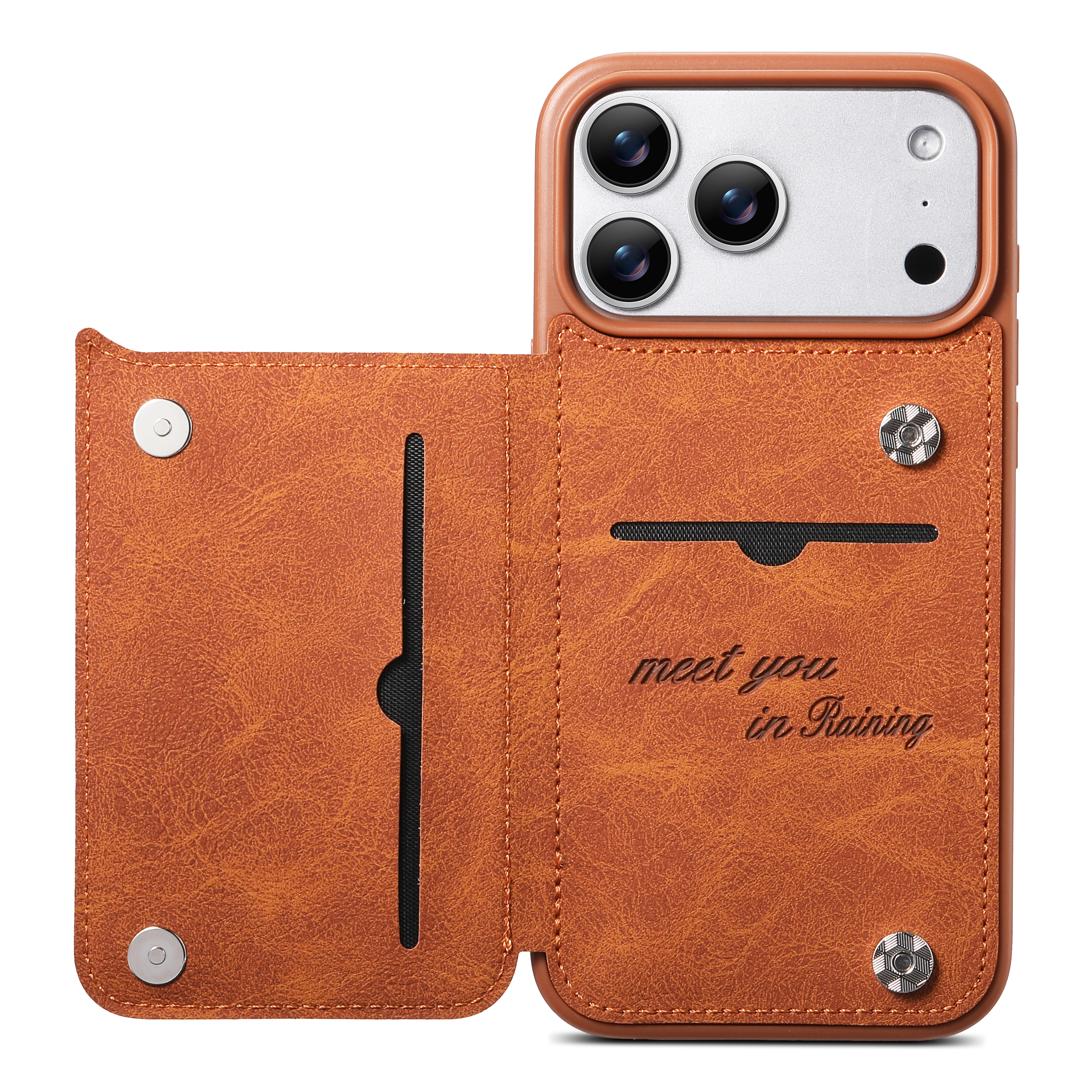 Luxury Retro Flip Card Leather - Card Top Loader recensie en prijs