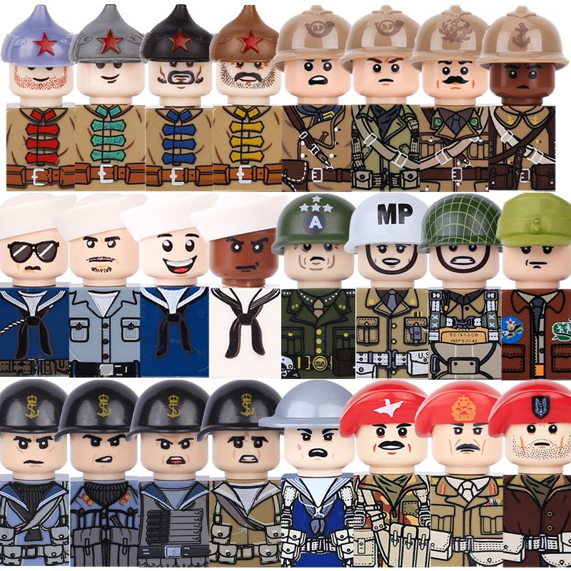 Kids Toy WW2 Military Army Act - Lego Minifigure Holder recensie en prijs