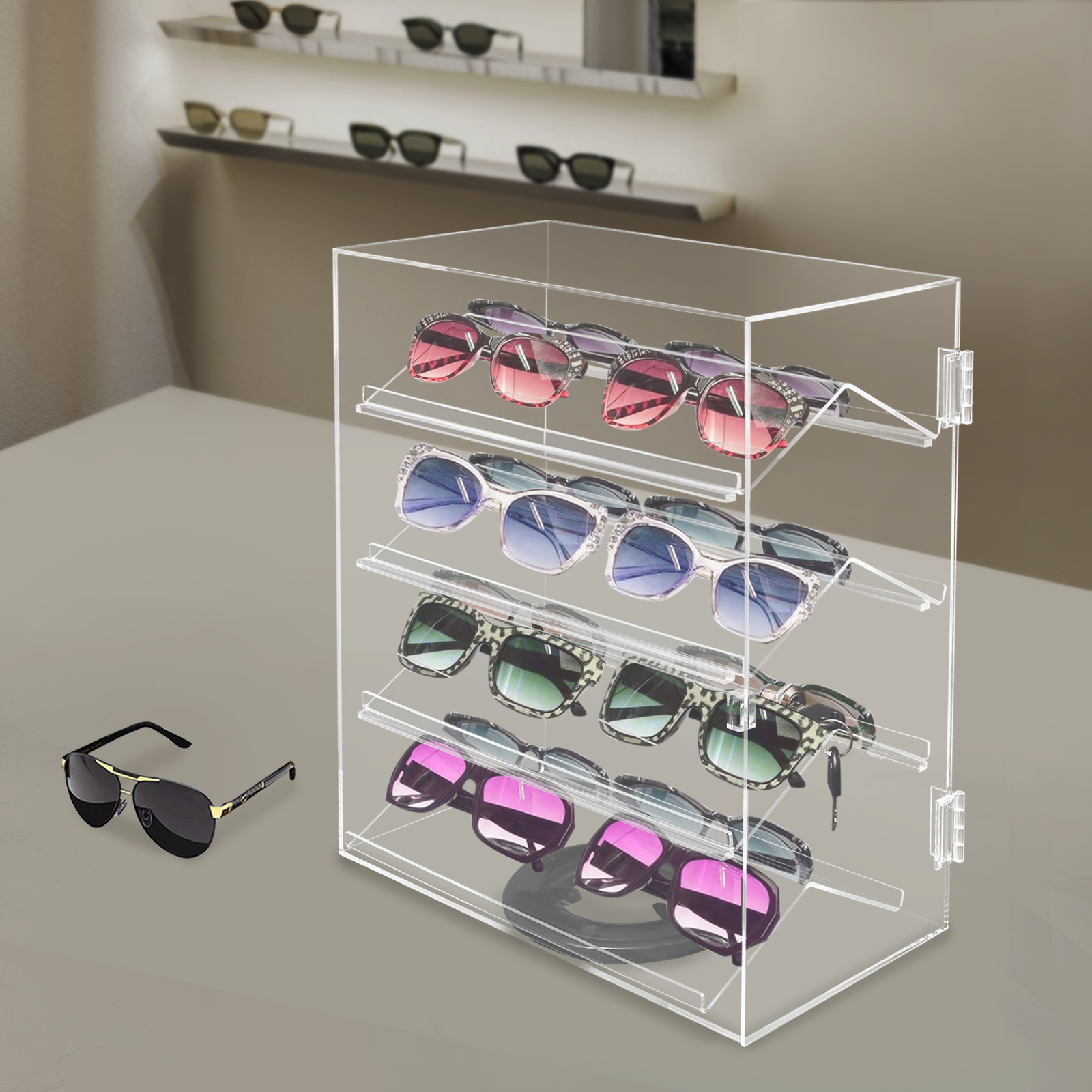 360° Rotating Clear Acrylic Di - Display Case Acrylic recensie en prijs