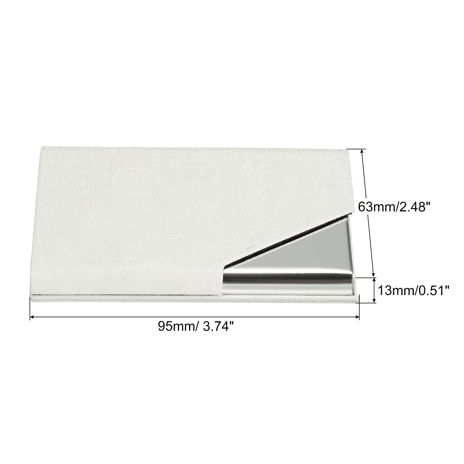 1/2Pcs Business Card Holder PU - Card Top Loader recensie en prijs
