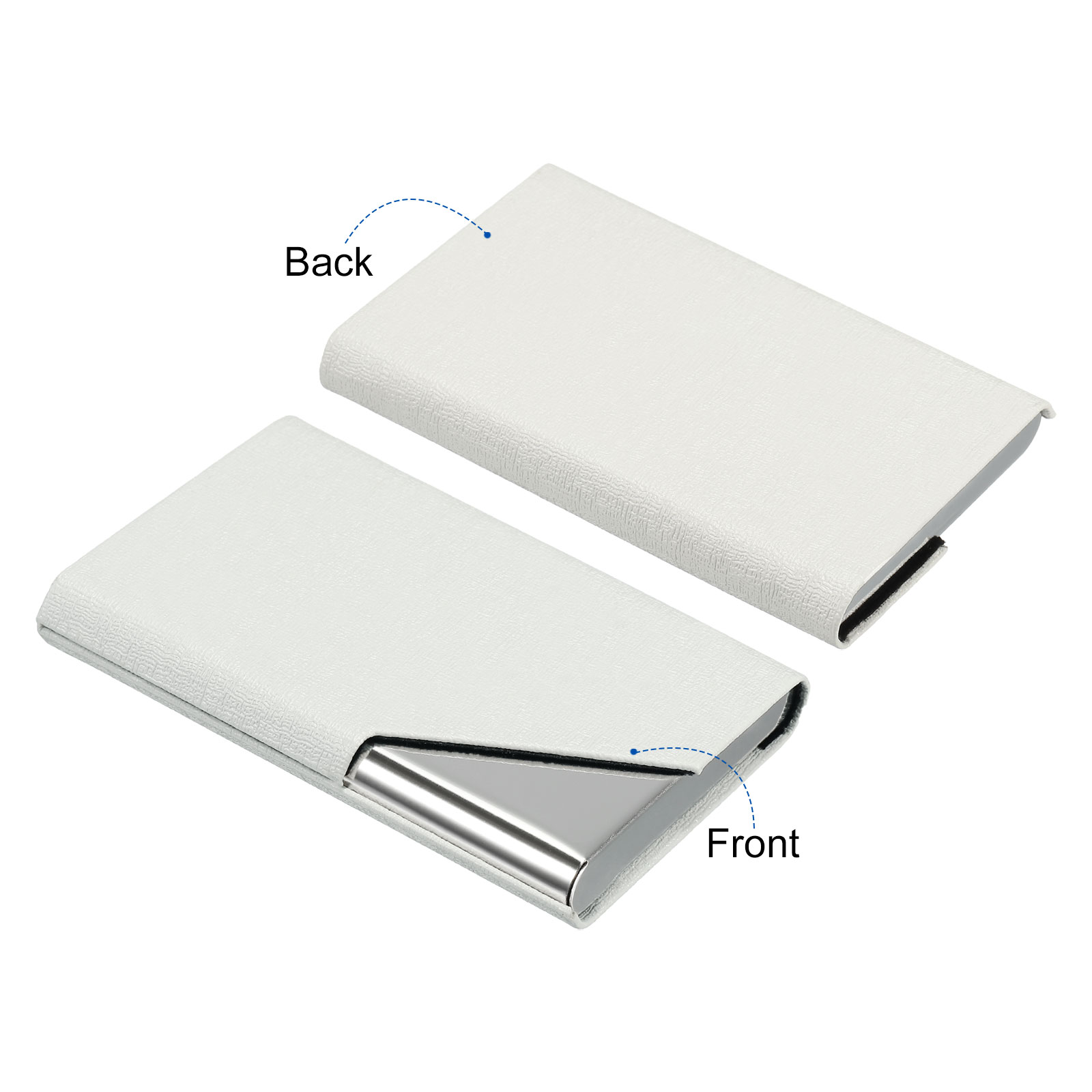 1/2Pcs Business Card Holder PU - Card Top Loader recensie en prijs