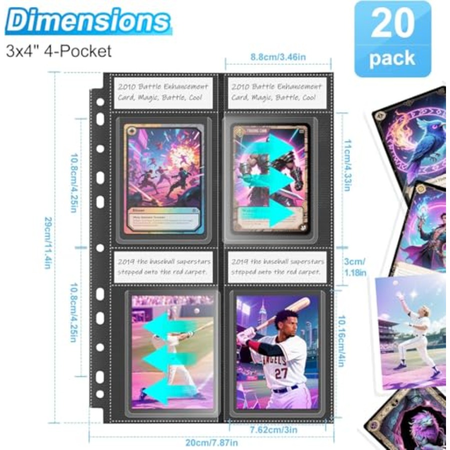 Top Loader Sleeves 4 Pocket 20 - Card Top Loader recensie en prijs