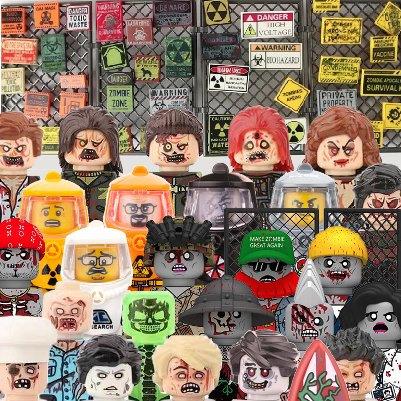 MOC City Zombies Figures Build - Lego Minifigure Holder recensie en prijs