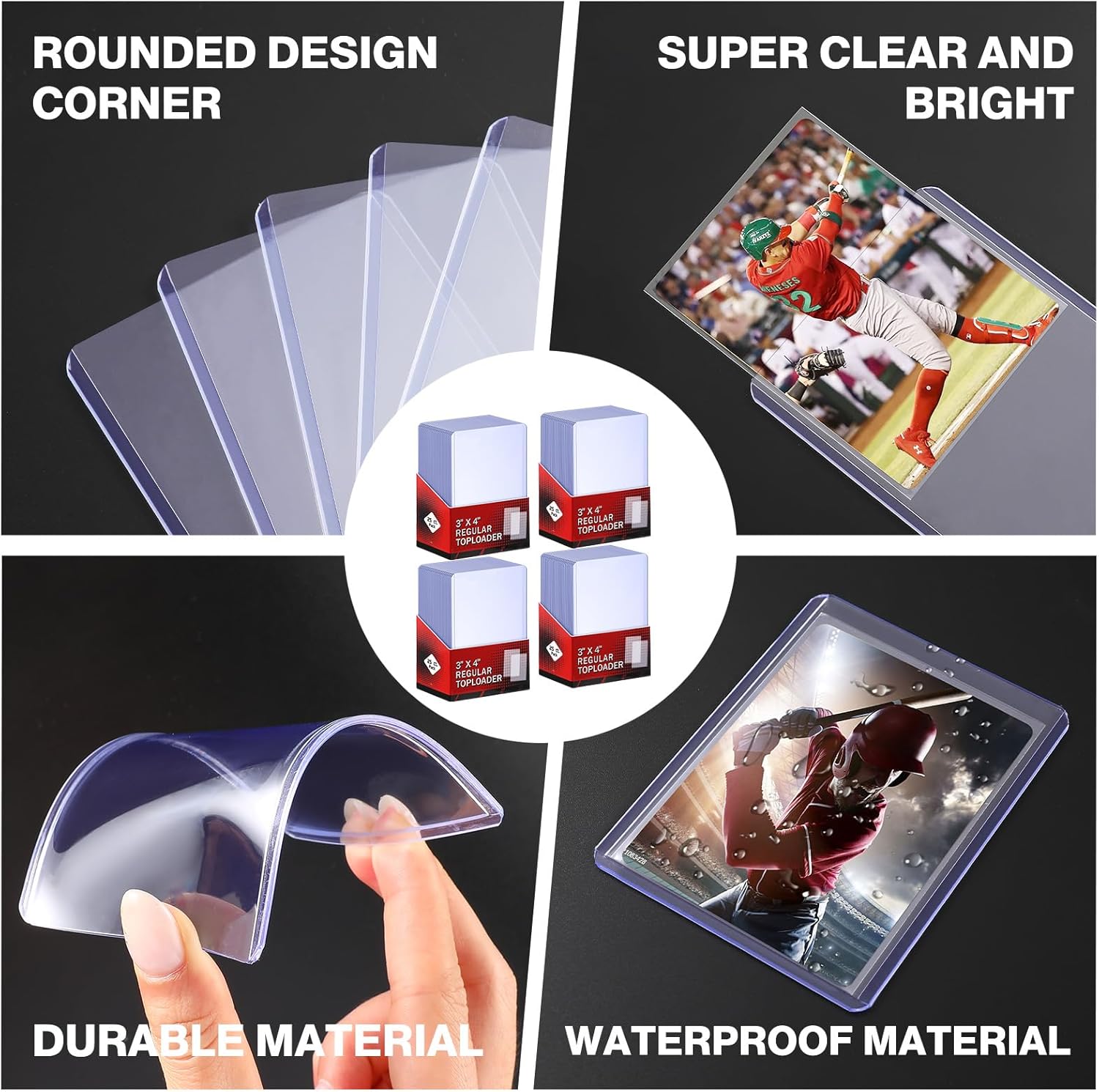 200 Card Sleeves Top Loaders f - Trading Card Binder recensie en prijs