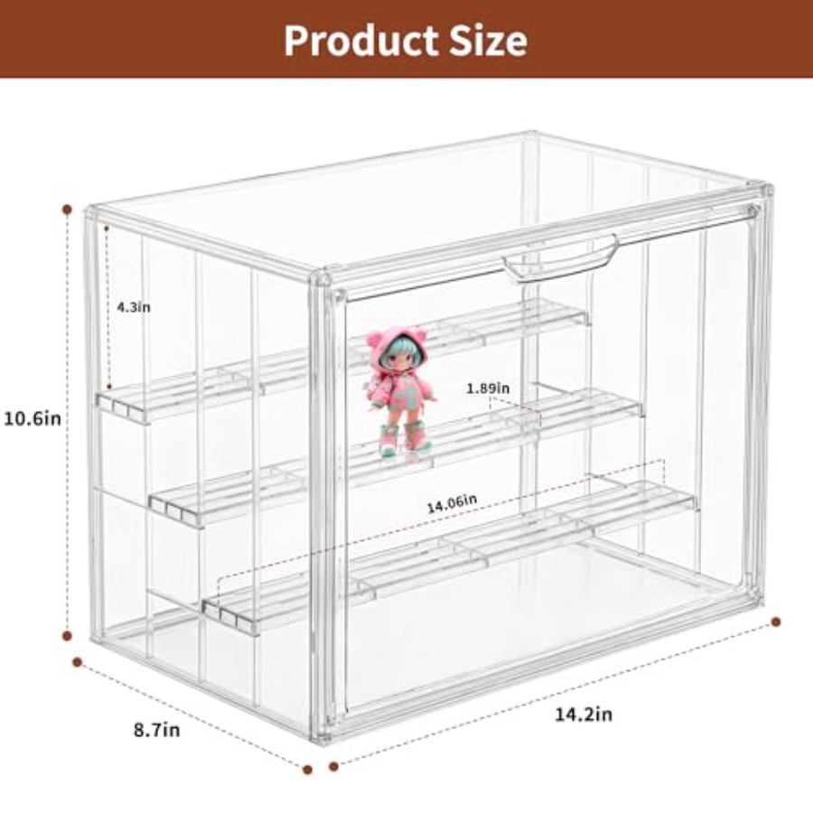 Clear Acrylic Display Case Upg - Display Case Acrylic recensie en prijs