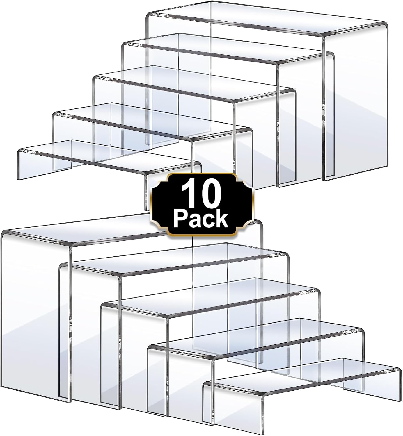Acrylic Risers 10 Pcs 2 Set Di - Display Risers Set recensie en prijs