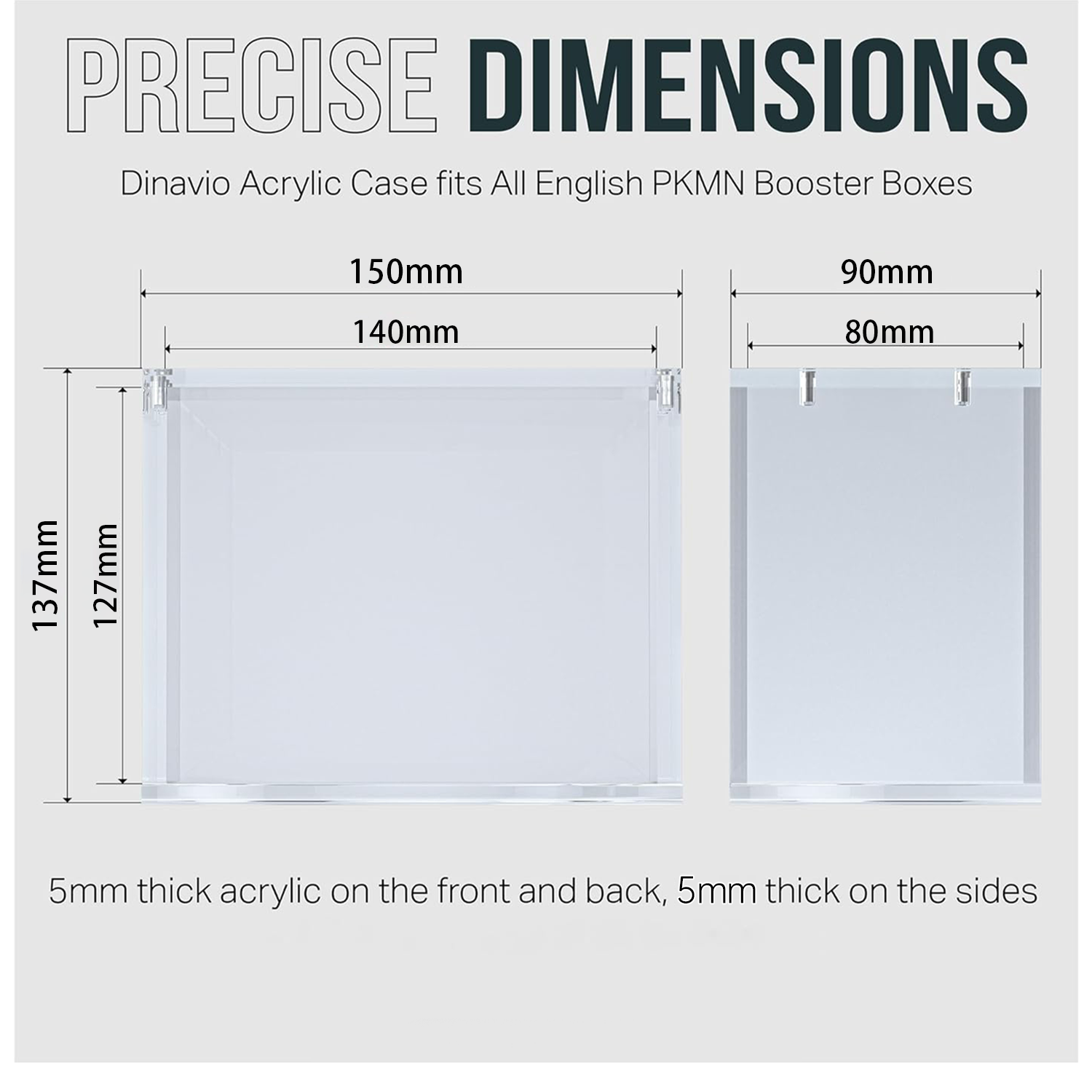99% UV protection Magnetic Mod - Display Case Acrylic recensie en prijs