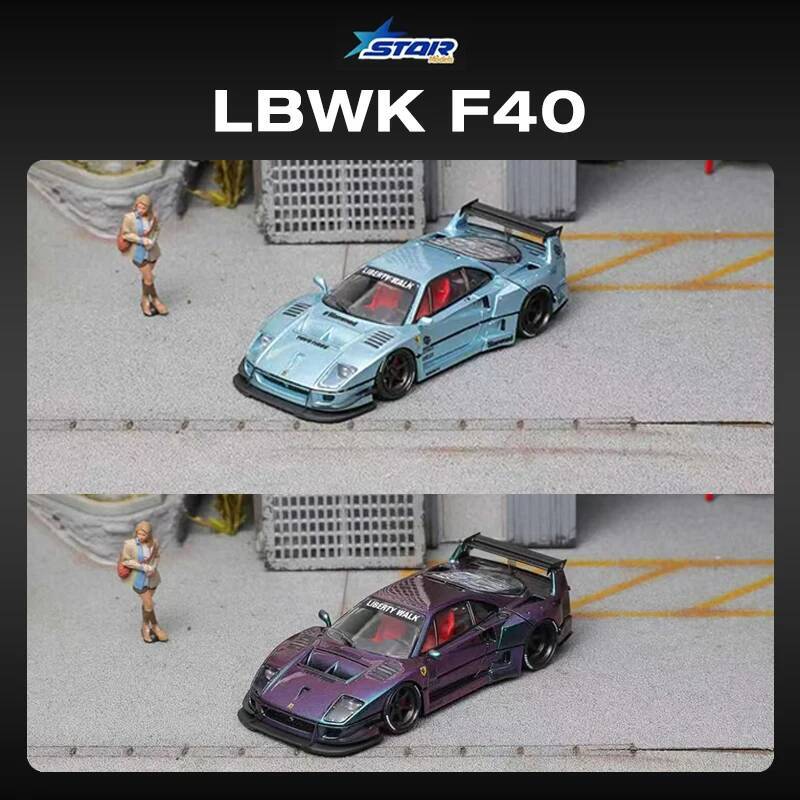 STAR 1:64 LBWK F40 Ice Blue Ma - Die Cast Car 1 64 recensie en prijs