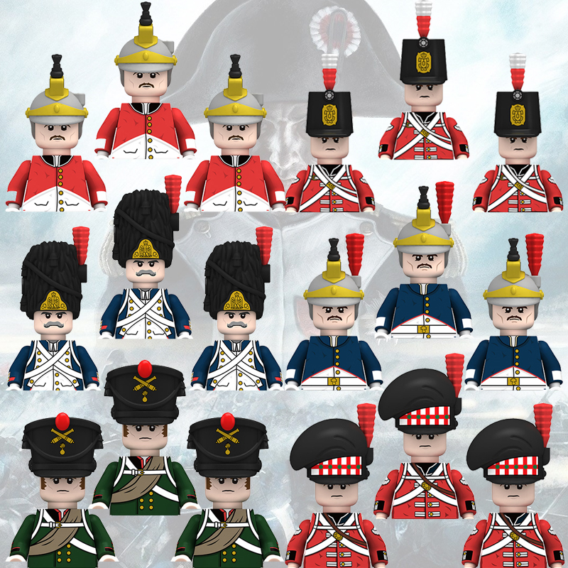 10pcs Napoleonic Wars Military - Lego Minifigure Holder recensie en prijs