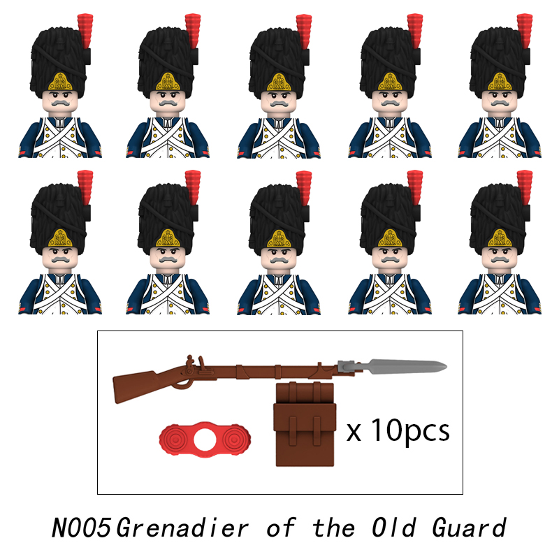 10pcs Napoleonic Wars Military - Lego Minifigure Holder recensie en prijs