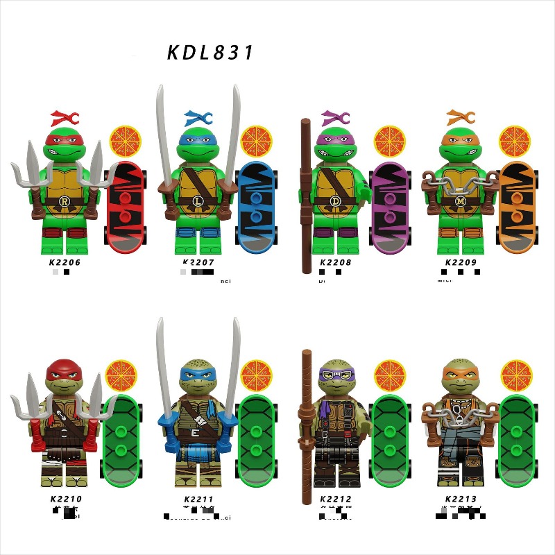KDL831 cartoon series Teenage  - Building Block Mini recensie en prijs
