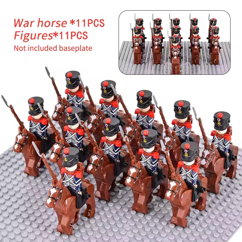 10pcs Napoleonic Wars Military - Lego Minifigure Holder recensie en prijs