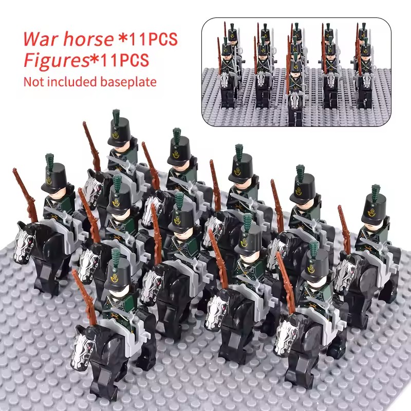 10pcs Napoleonic Wars Military - Lego Minifigure Holder recensie en prijs