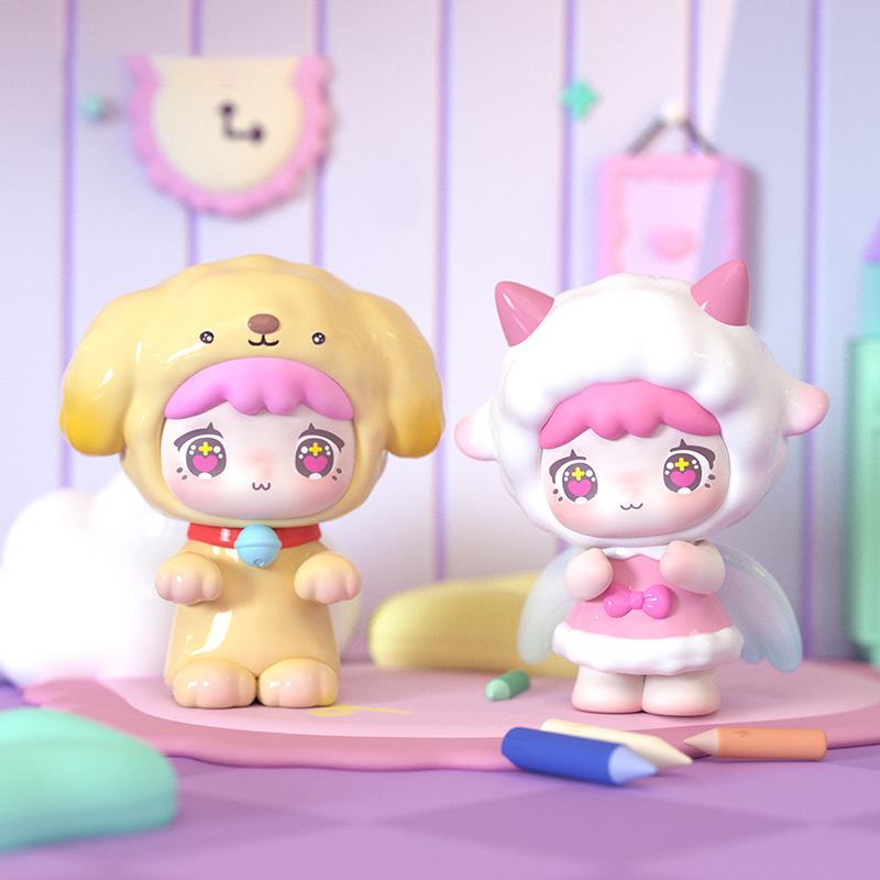 Qubii Blind Box Day Night Autu - Vinyl Figure Blank recensie en prijs